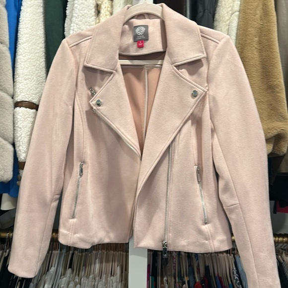 Vince Camuto Jackets & Blazers - Faux suede blush pink jacket